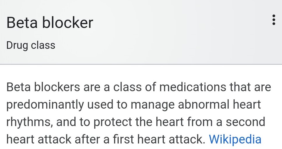 BETA BLOCKERS