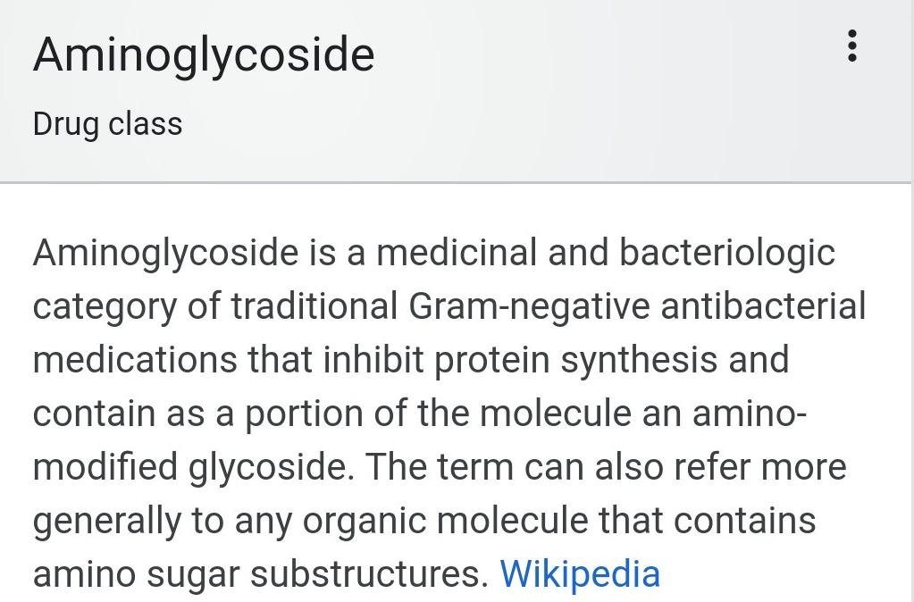 AMINOGLYCOSIDES