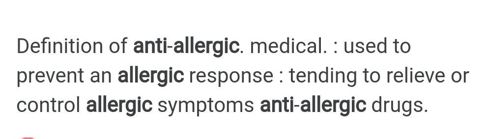 ANTI-ALLERGY